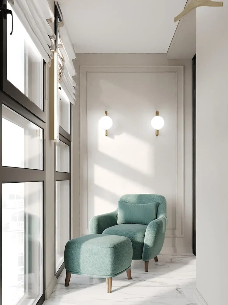 ЖК «Заельцовский NEW», дизайн-интерьера, 44 м², 44 кв.м.