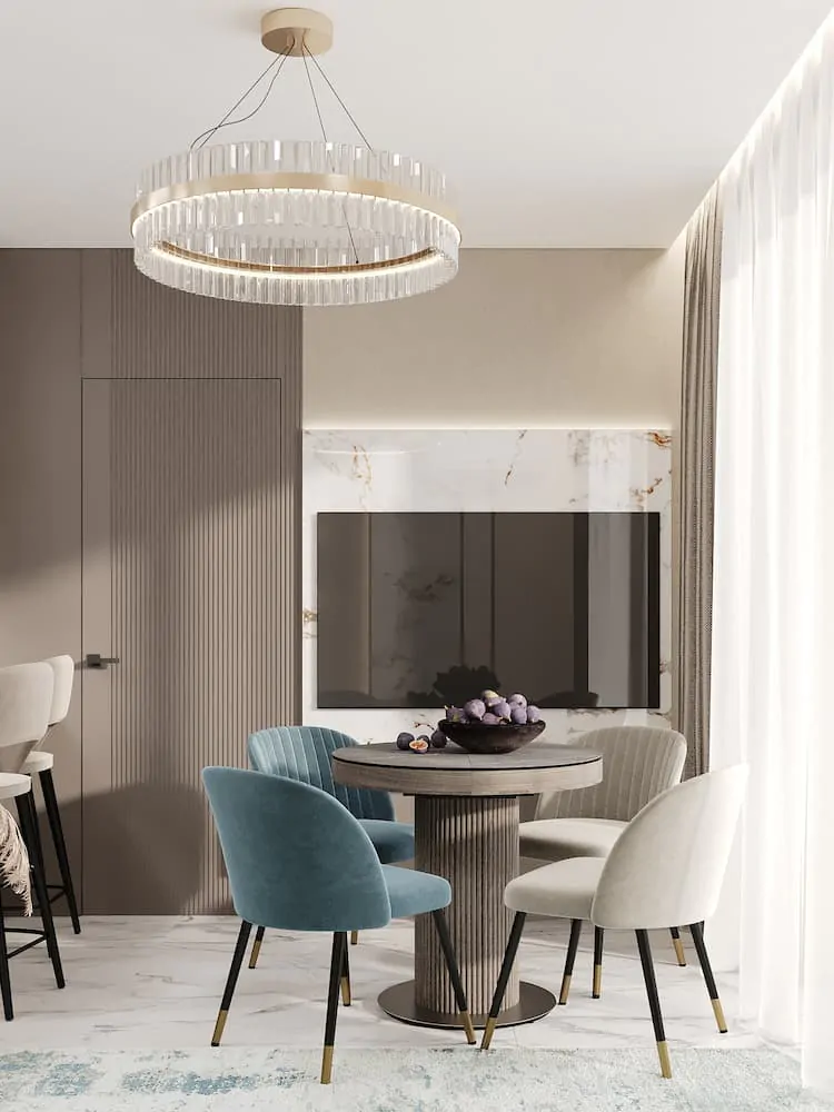 ЖК «Заельцовский NEW», дизайн-интерьера, 44 м², 44 кв.м.